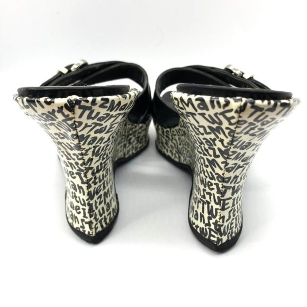 Stuart Weitzman Open Toe Platform Wedges (Nwot) - image 3
